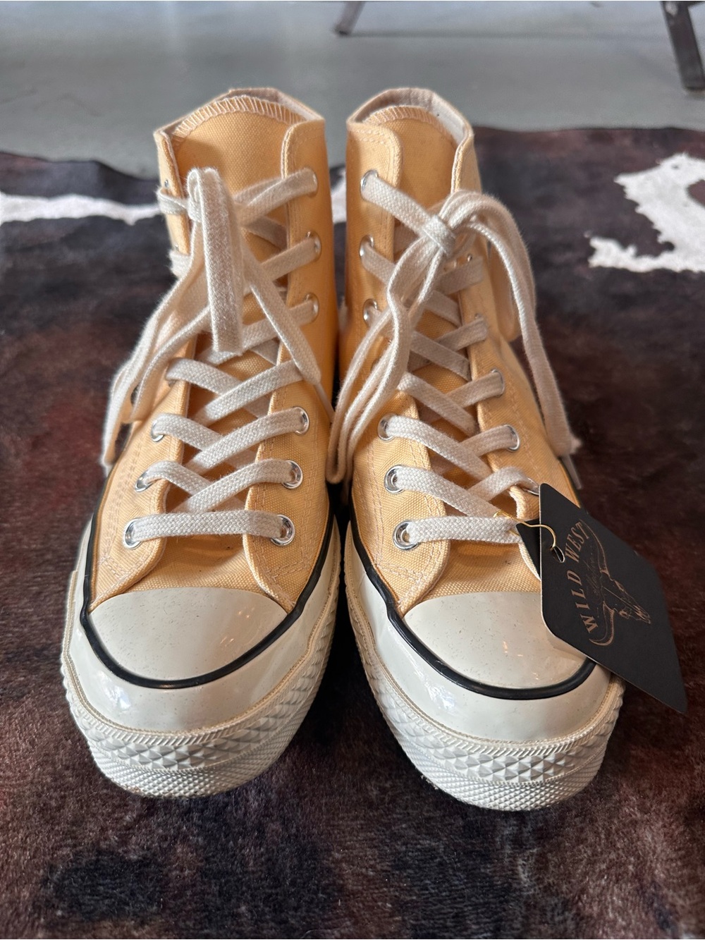 Converse Chuck Taylor Beige/Tan High Top Sneaker - Picture 2 of 4
